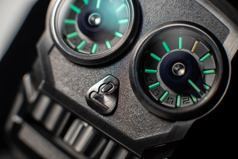 KOPF Skull watch tritium dial